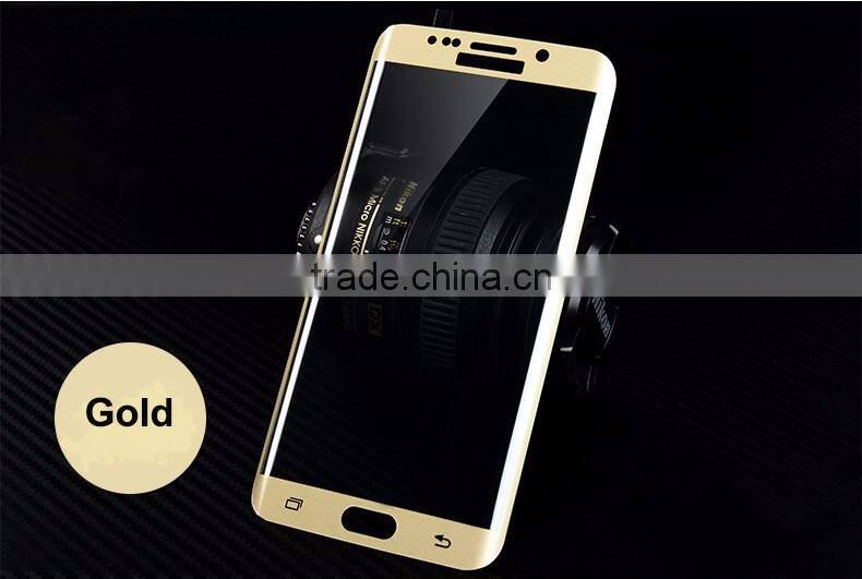 Top Quality!!!!! White Color Anti-static Full Body Tempered Glass Screen Protector for Samsung Galaxy Note Edge