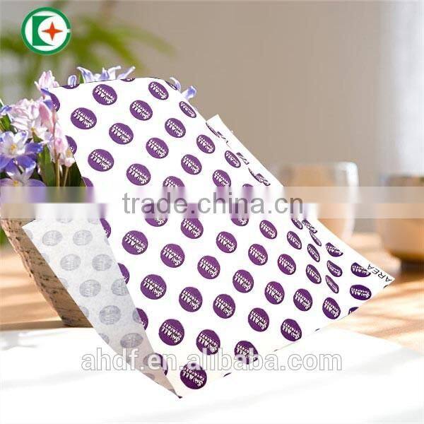 PE coated greaseproof food paper bag/decorative bread paper bags