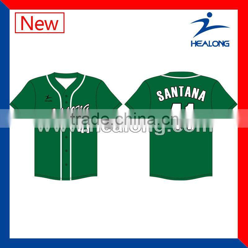 hot sales custom team private brand Baseball jersey