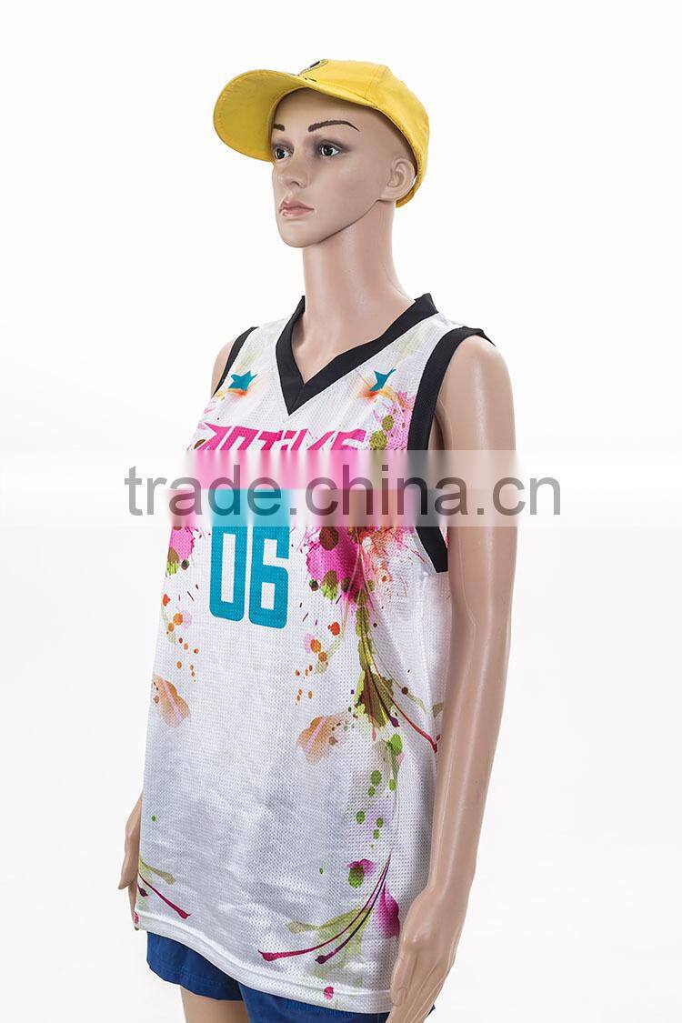 High Quality Orange Color Basketball Jersey for club