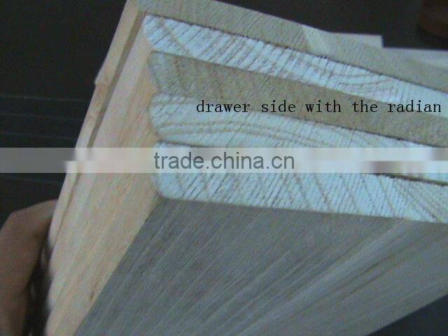 Wood drawer side paulownia wood products