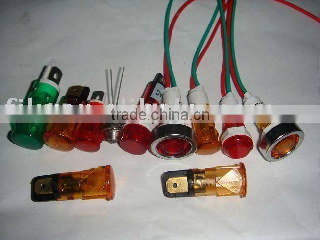 24VDC 10mm led wall neon led pilot light indicator light red color FL2-01