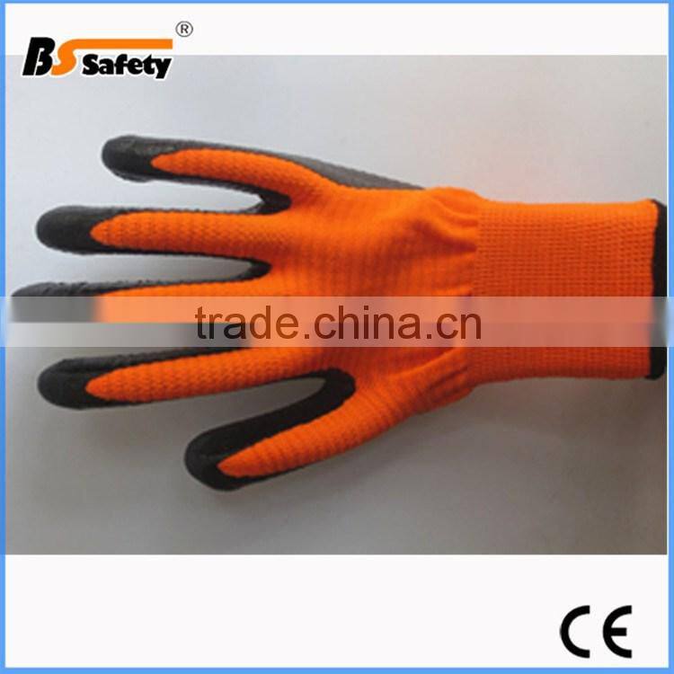 2016 cheap price polyester knit nitrile industrial glove