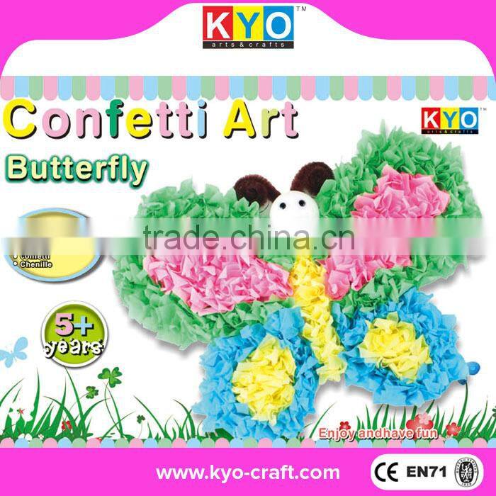 Children DIY art outside crafts for kids