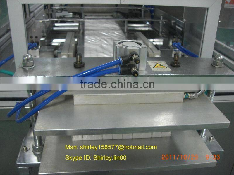 Automatic 3D Double -side heat sealing BOPP/OPP/PVDC film wrapping machine for cosmetic