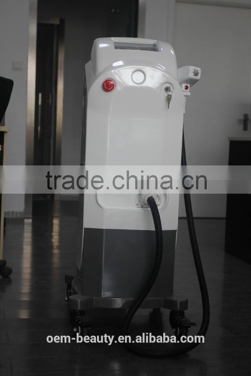 Factory direct sales !! 808nm Diode Laser+IPL diode laser hair removal with CE approved