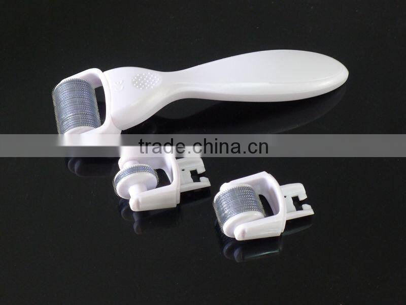 2017 Flagship! Facial beauty care product - micro needling derma roller 3 in 1, dermaroller with needles