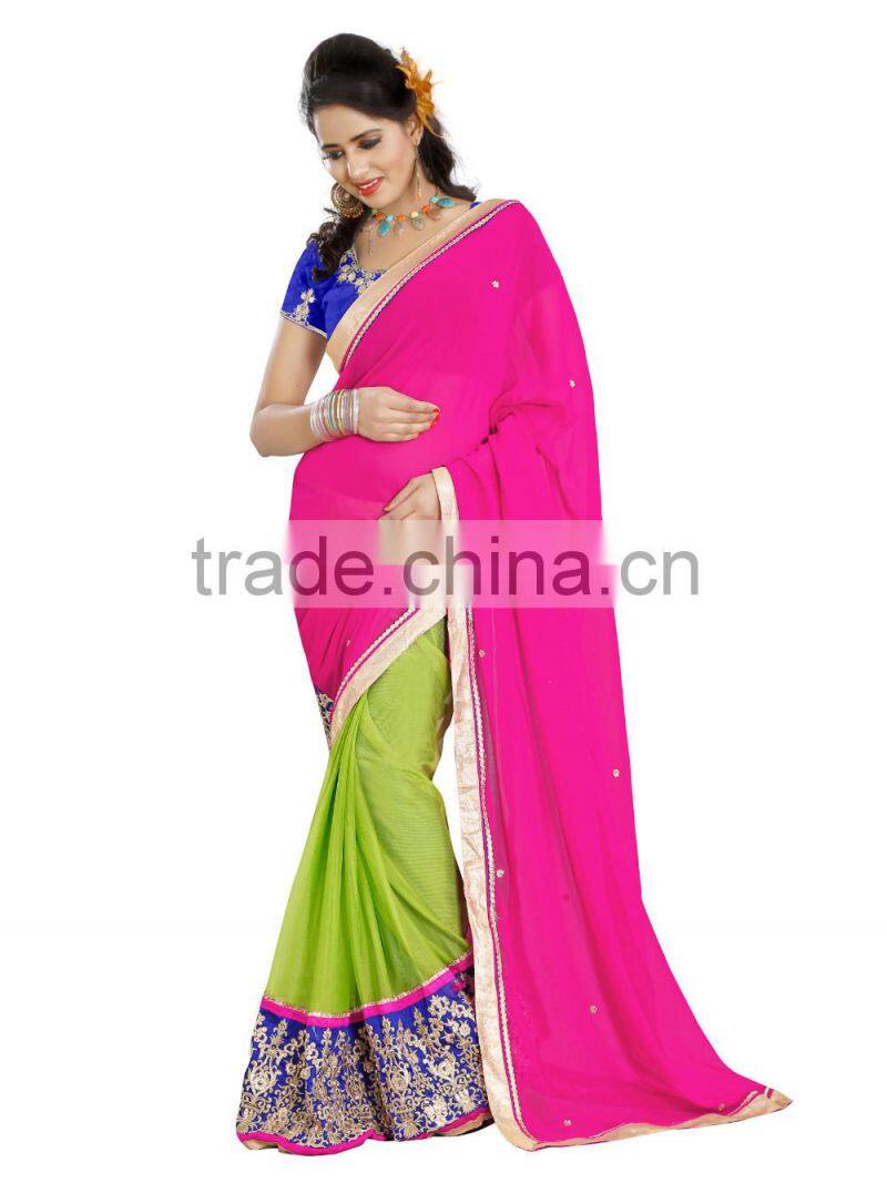 weightless sarees of embroidery