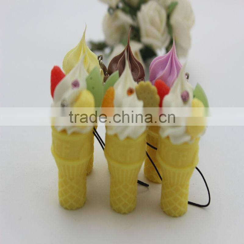hotsalefake delicious mini sweet ice cream cone for business promotional gift items