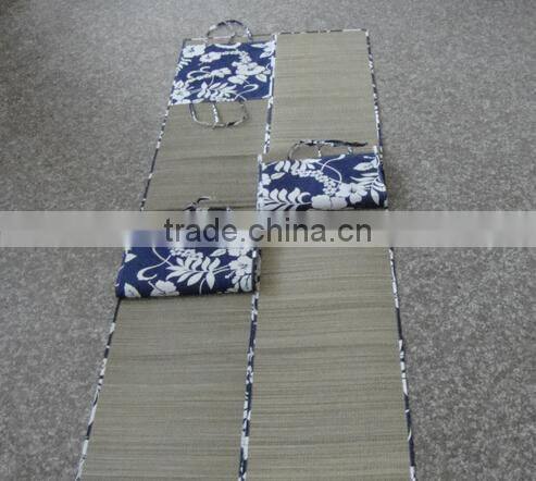 Folding Straw Beach Mat