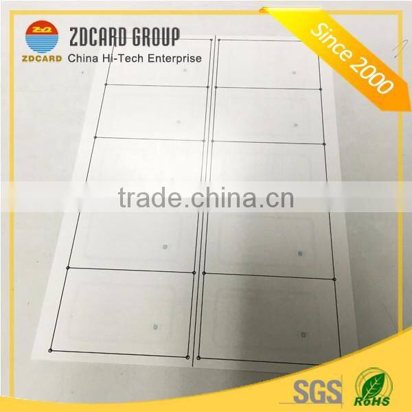Best Quality Copper Antenna Prelam RFID Inlay for Card