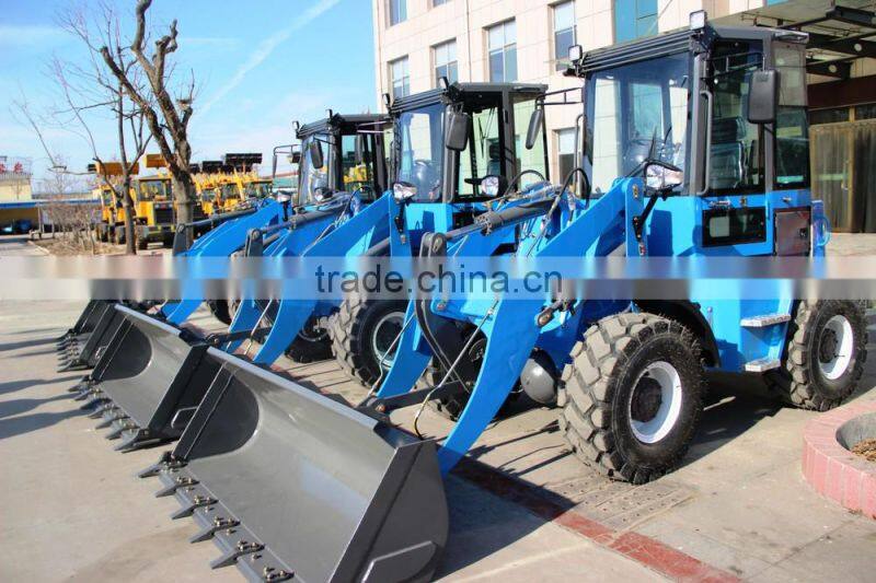Best price 1.6 ton mini loader with ce, small turning radius and flexible moving machine for sale