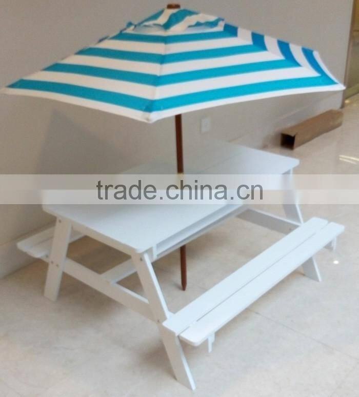 High Quality Outdoor Kids Children Wooden Picnic Table