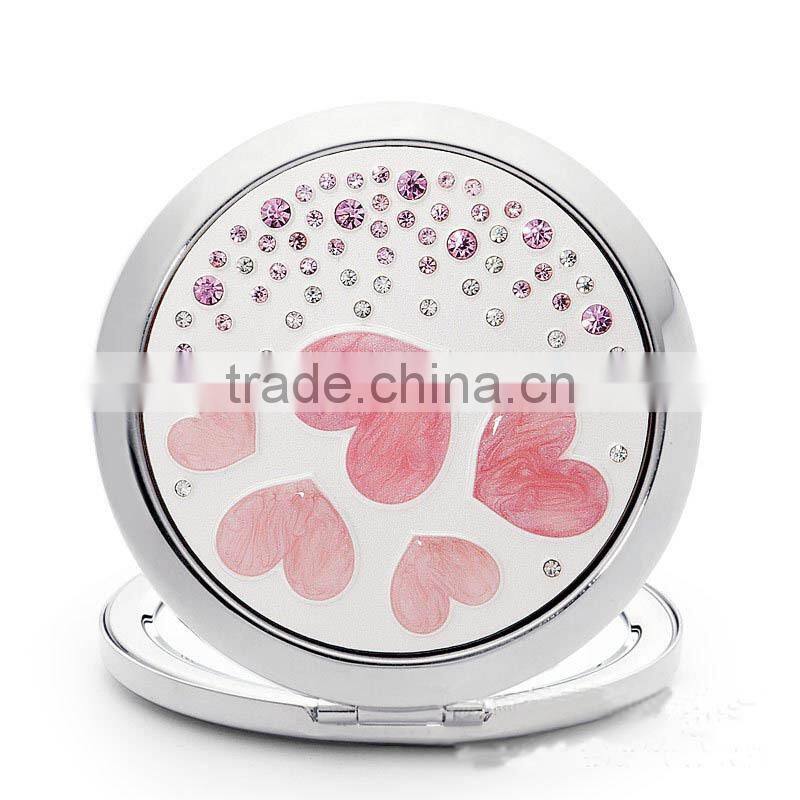 Fashion folding Makeup portable Valentines Gift Mirror