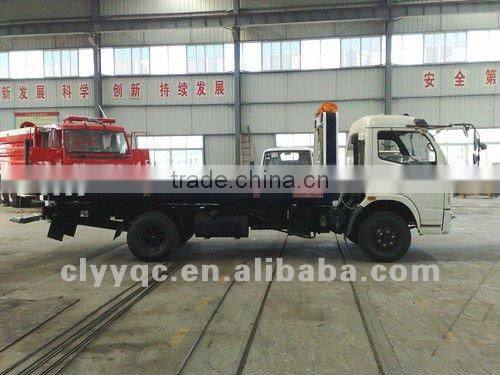DFAC flat bed wrecker truck