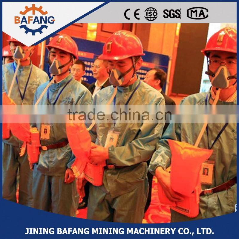 Portable oxygen self-rescuer for mining