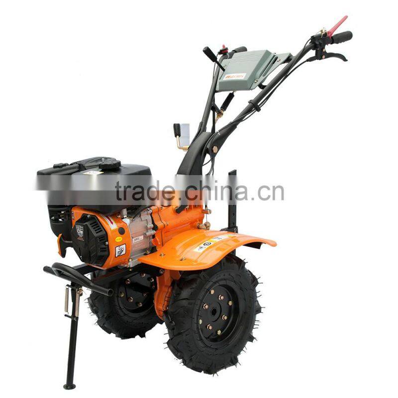 BSG900New Chongqing CHINA AEROBS 5220W mini power digger with tiller trailer for garden farming uses