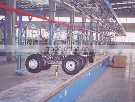 Four rounds all-terrain vehicle assembly line
