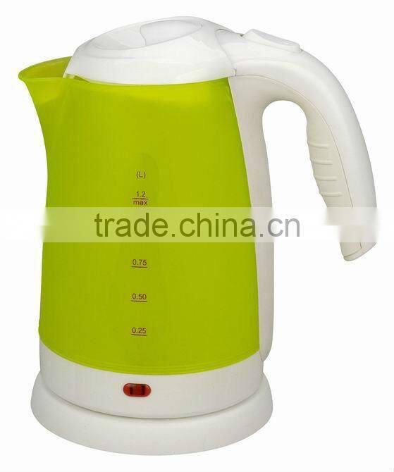 2012 Mini Newest Style Plastic Electric Water Kettle with GS/CE/CB cert