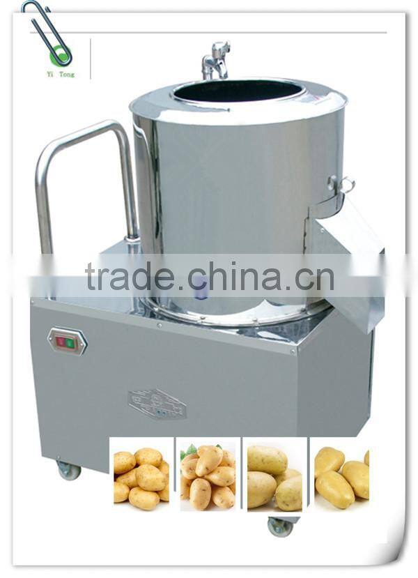 SS Commercial electric automatic mechanical mechanical rotating potato peeling and washing machine