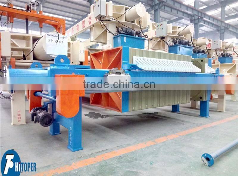 Membrane chamber filter press for mineral and metaullurgy