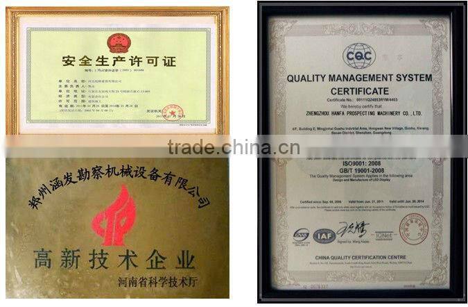 most popular on the market!! HF100YA2 DTH blasthole drilling machine