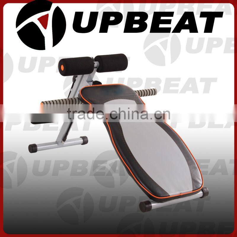 High-quality Sit-up Bench, Made of Steel Tube, Advanced PU and Sponge Seat Padded Cushion