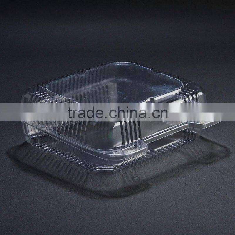 transparent plastic cake/dessert/salad containers