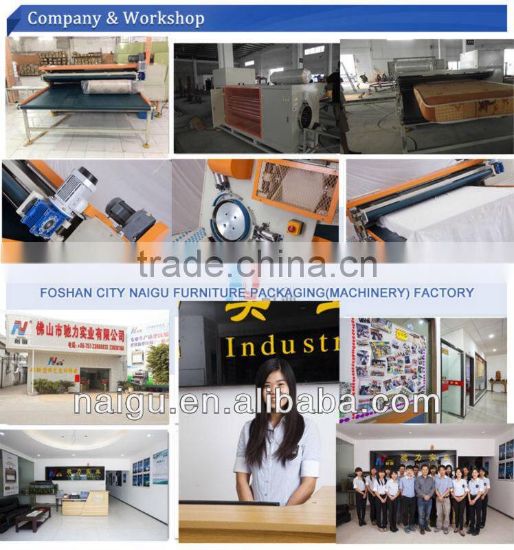 high effeciency mattress plastic wrap packaging machine