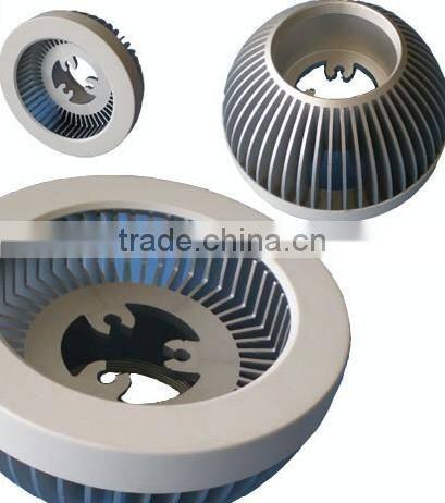 aluminum production ! extruded aluminum heat sink with top quality