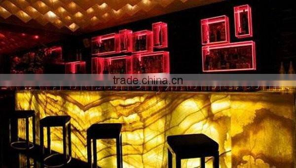Marbling design ONYX BACKLIT PANELS FOR WALLS COUNTERS