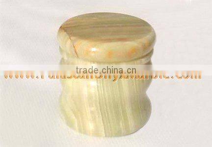 GOOD QUALITY FACTORY PRODUCUNG ONYX CANDY JARS POTS HANDICRAFTS