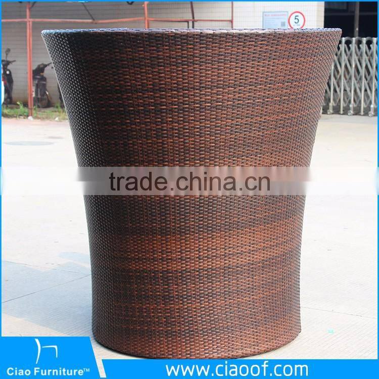 Leisure Rattan High Back Chair With Cushion