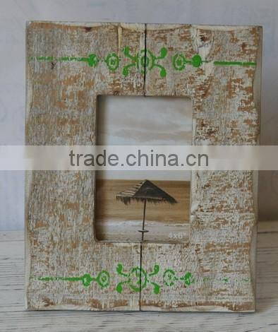 decorative retro wood picture frame