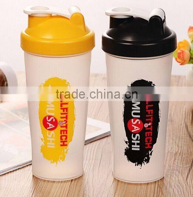 New model plastic sports bottle shaker bottle