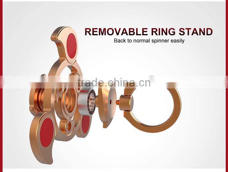 RGKNSE 2017 plastic and metal material ceramic marble fidget toys hand spinner for solve anxiety boring nervous