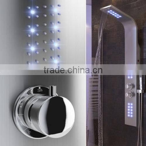 Hot Sale Stainless Steel Thermostatic Bathroom electronic shower panel