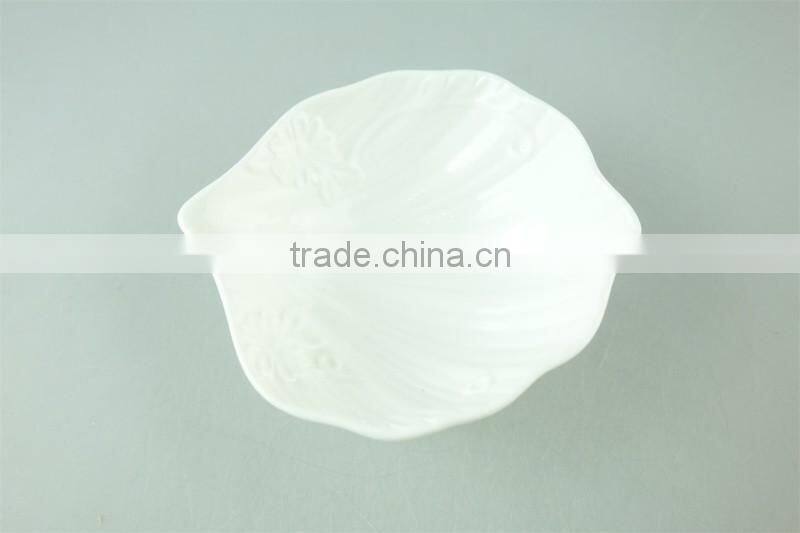 Ceramic chafing dish / white ceramic serving dishes bowls /letter dishes