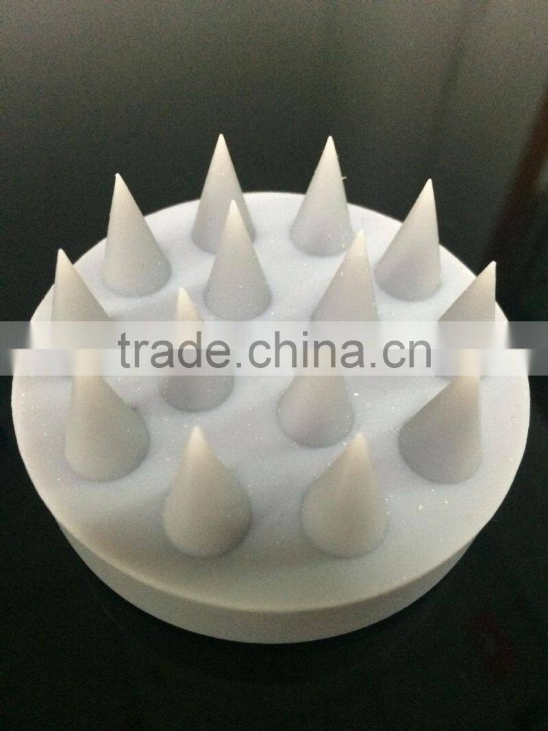 The head of child health care massager silicone shampoo brush
