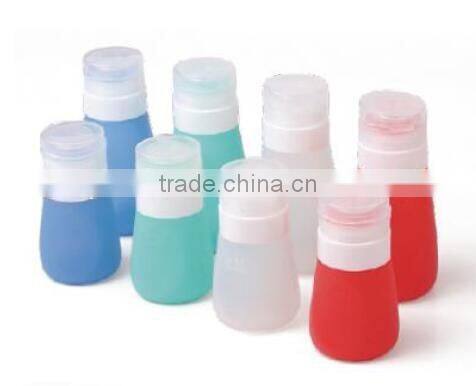 silicone travel perfume bottle set