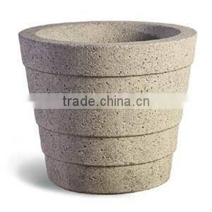 New Design Light cement planter, GRC products, Concrete flower planter