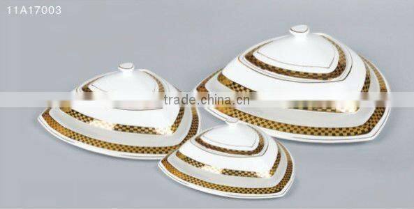 14PCS ceramic flower surface dinnerware tableware set
