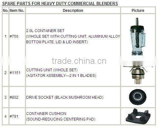 Wholesale TM-767 Heavy Duty 3HP Commercial Ice Blender With Tap For Sale