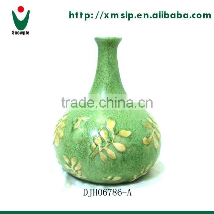 Big ceramic flower vase for decoration