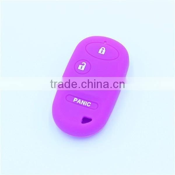 3 buttons silicone car key cover for honda in stcon much colors