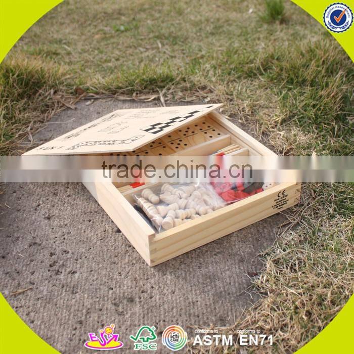 2017 New fashion 5 in 1 baby wooden activity cube toddlers best design wooden activity cube kids wooden activity cube W11B088