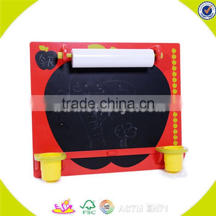 Wholesale teaching aid baby wooden drawing board useful top children wooden drawing board W12B030