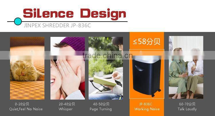 CD&Crdit card A4 micro paper shredder JP-836 GS