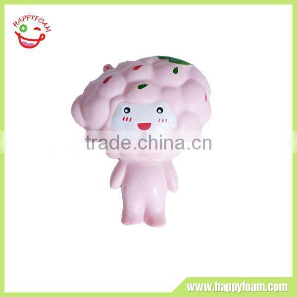 Grape mini doll squishy kawaii soft slow rising stress ball toys