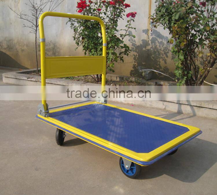 china industrial 300kg heavy duty folding tool cart platform hand truck